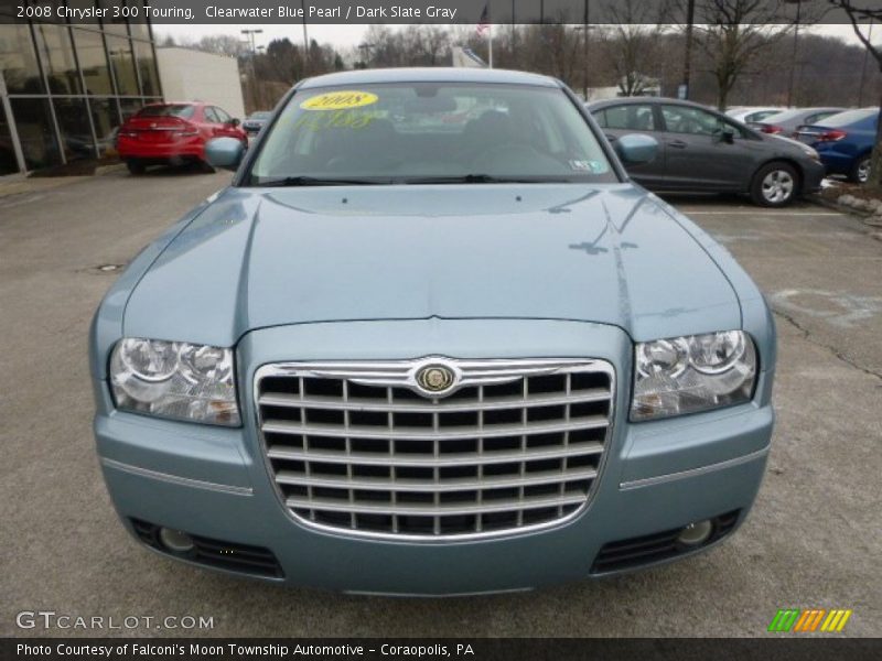 Clearwater Blue Pearl / Dark Slate Gray 2008 Chrysler 300 Touring
