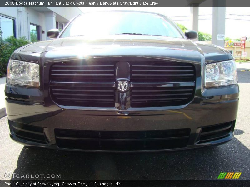 Brilliant Black Crystal Pearl / Dark Slate Gray/Light Slate Gray 2008 Dodge Magnum