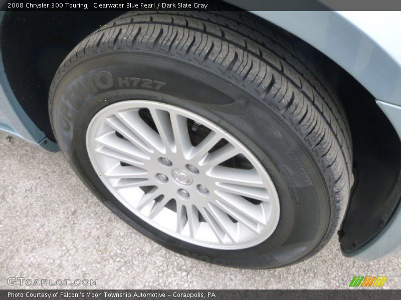 Clearwater Blue Pearl / Dark Slate Gray 2008 Chrysler 300 Touring