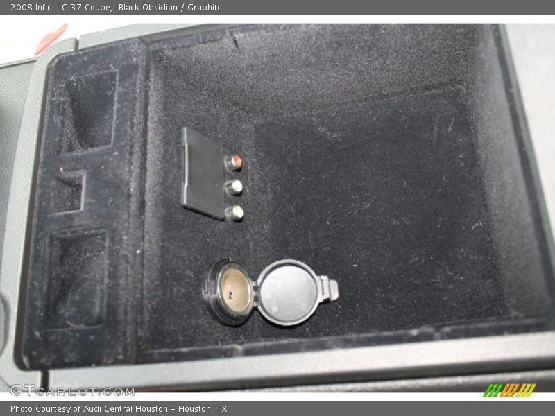 Black Obsidian / Graphite 2008 Infiniti G 37 Coupe