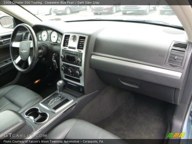 Clearwater Blue Pearl / Dark Slate Gray 2008 Chrysler 300 Touring