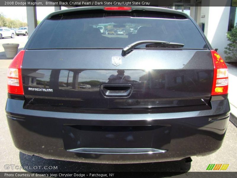 Brilliant Black Crystal Pearl / Dark Slate Gray/Light Slate Gray 2008 Dodge Magnum