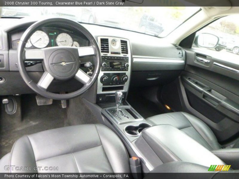 Clearwater Blue Pearl / Dark Slate Gray 2008 Chrysler 300 Touring