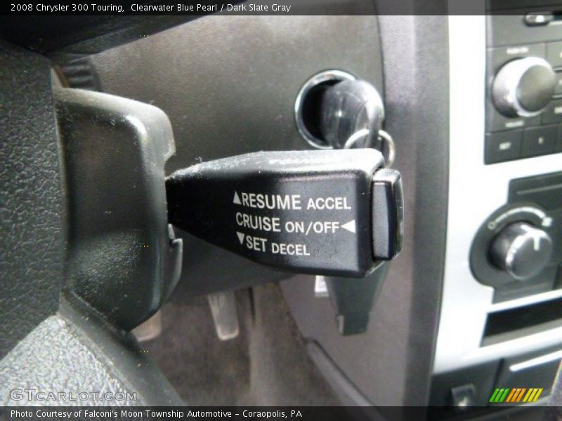 Clearwater Blue Pearl / Dark Slate Gray 2008 Chrysler 300 Touring