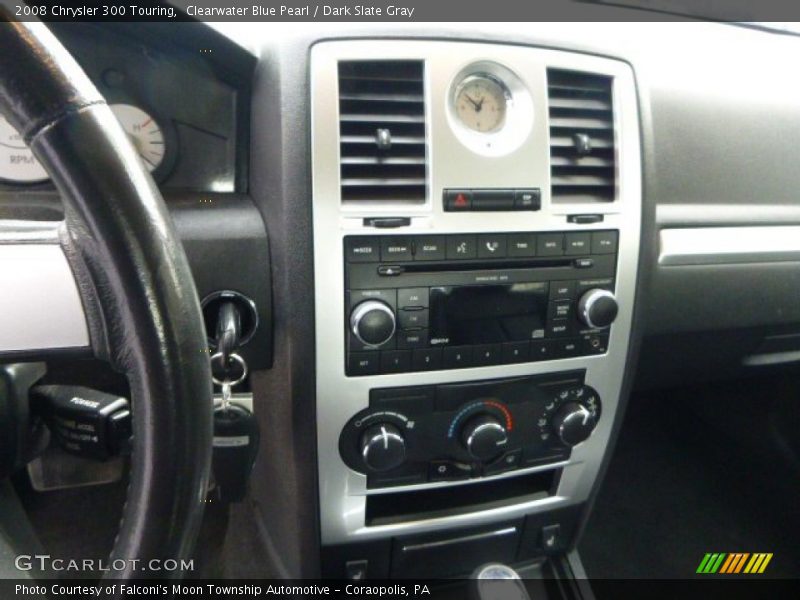 Clearwater Blue Pearl / Dark Slate Gray 2008 Chrysler 300 Touring