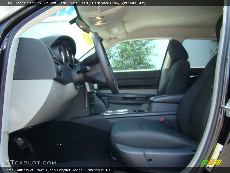 Brilliant Black Crystal Pearl / Dark Slate Gray/Light Slate Gray 2008 Dodge Magnum