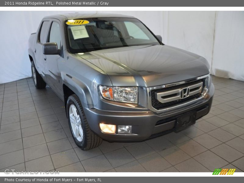 Polished Metal Metallic / Gray 2011 Honda Ridgeline RTL