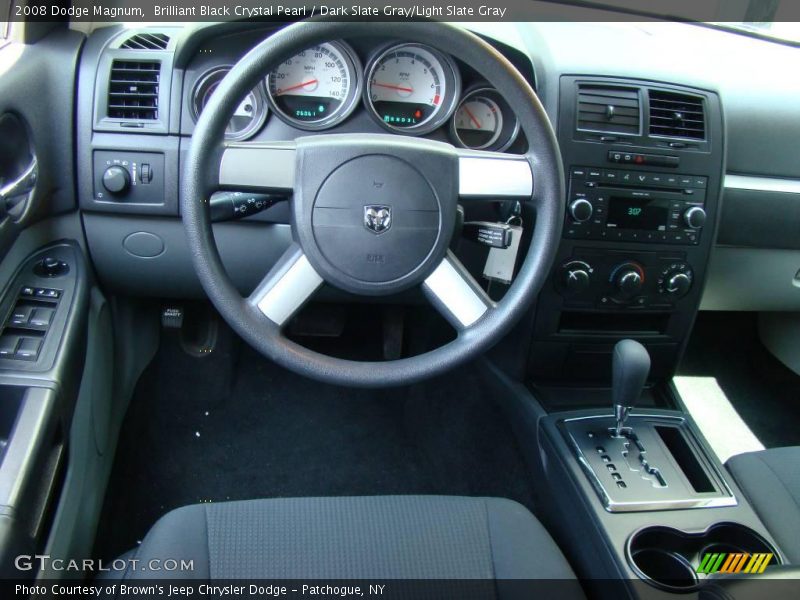 Brilliant Black Crystal Pearl / Dark Slate Gray/Light Slate Gray 2008 Dodge Magnum