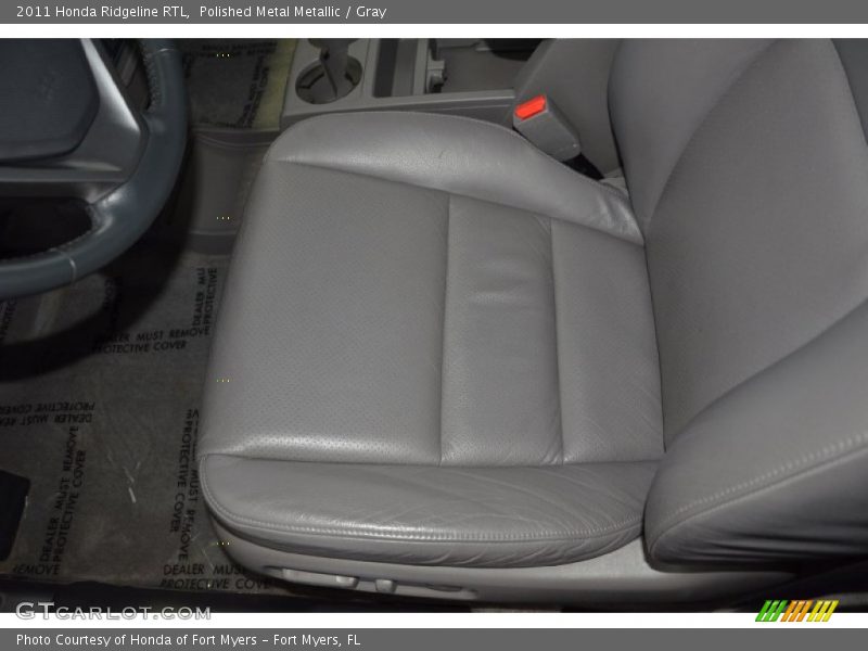 Polished Metal Metallic / Gray 2011 Honda Ridgeline RTL