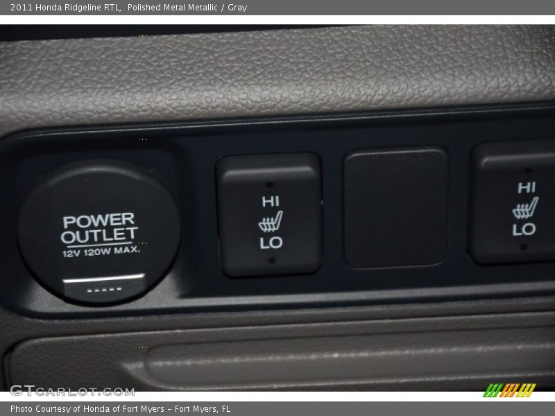Polished Metal Metallic / Gray 2011 Honda Ridgeline RTL