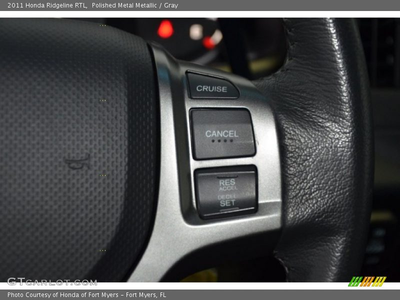 Polished Metal Metallic / Gray 2011 Honda Ridgeline RTL