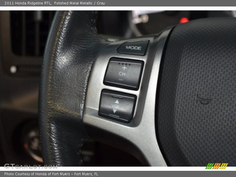 Polished Metal Metallic / Gray 2011 Honda Ridgeline RTL