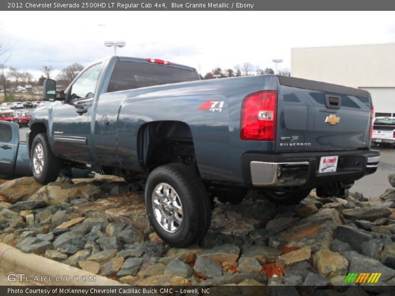Blue Granite Metallic / Ebony 2012 Chevrolet Silverado 2500HD LT Regular Cab 4x4