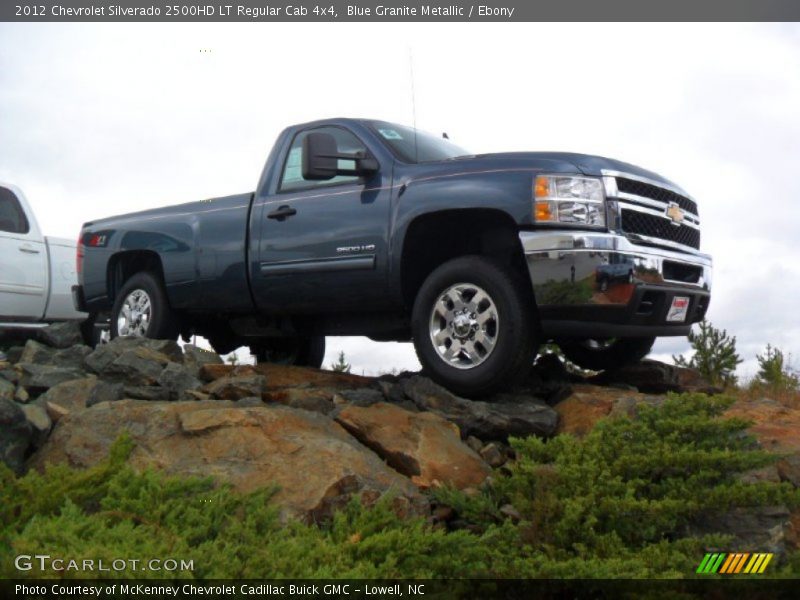 Blue Granite Metallic / Ebony 2012 Chevrolet Silverado 2500HD LT Regular Cab 4x4