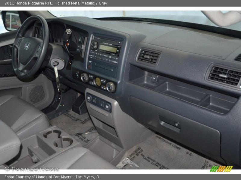 Polished Metal Metallic / Gray 2011 Honda Ridgeline RTL