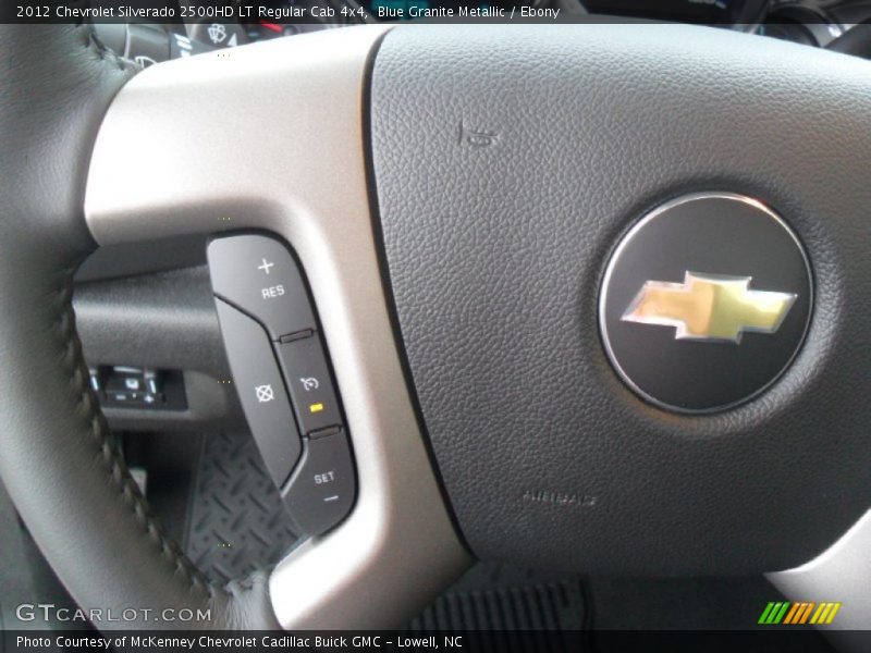 Blue Granite Metallic / Ebony 2012 Chevrolet Silverado 2500HD LT Regular Cab 4x4