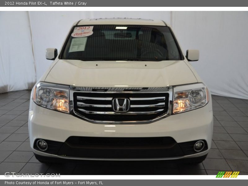 Taffeta White / Gray 2012 Honda Pilot EX-L
