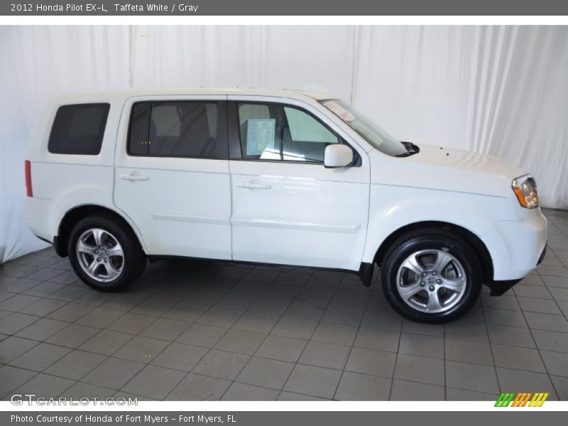 Taffeta White / Gray 2012 Honda Pilot EX-L