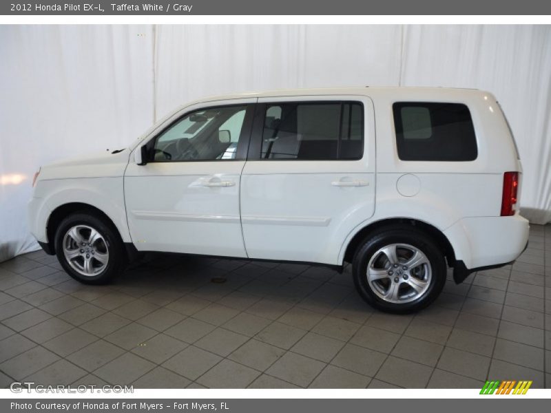 Taffeta White / Gray 2012 Honda Pilot EX-L