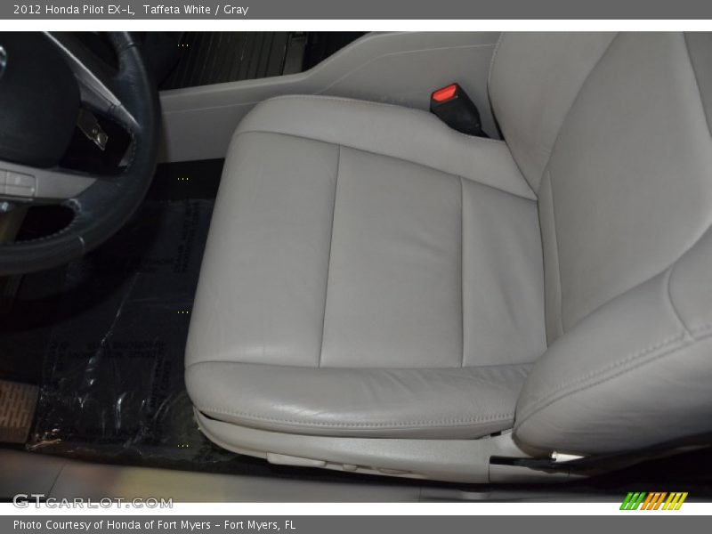 Taffeta White / Gray 2012 Honda Pilot EX-L