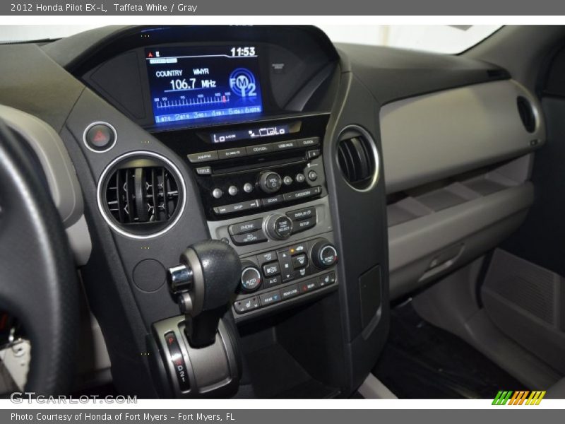Taffeta White / Gray 2012 Honda Pilot EX-L