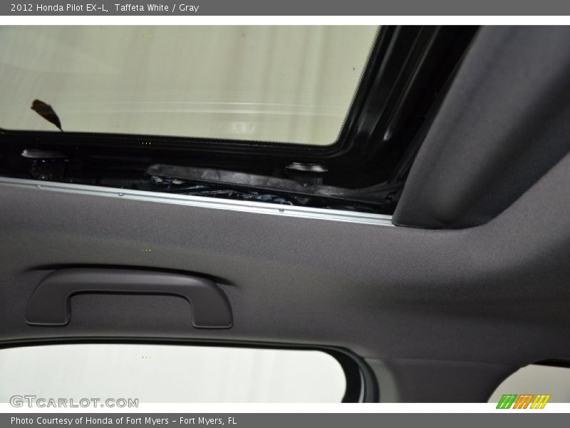 Taffeta White / Gray 2012 Honda Pilot EX-L