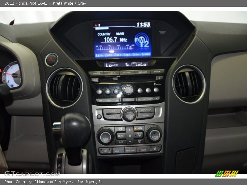 Taffeta White / Gray 2012 Honda Pilot EX-L
