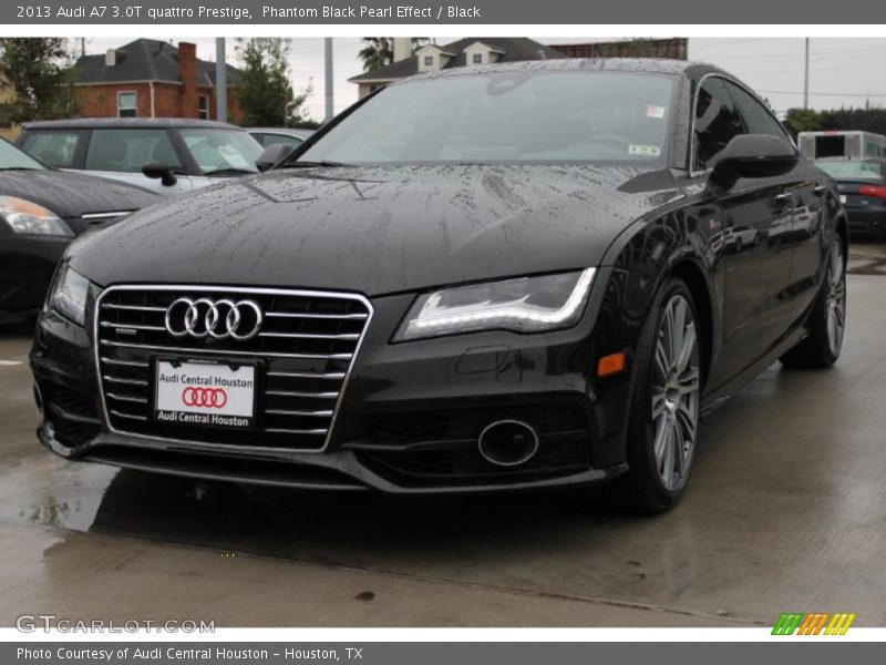 Phantom Black Pearl Effect / Black 2013 Audi A7 3.0T quattro Prestige