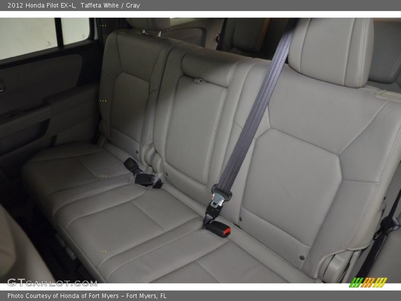 Taffeta White / Gray 2012 Honda Pilot EX-L