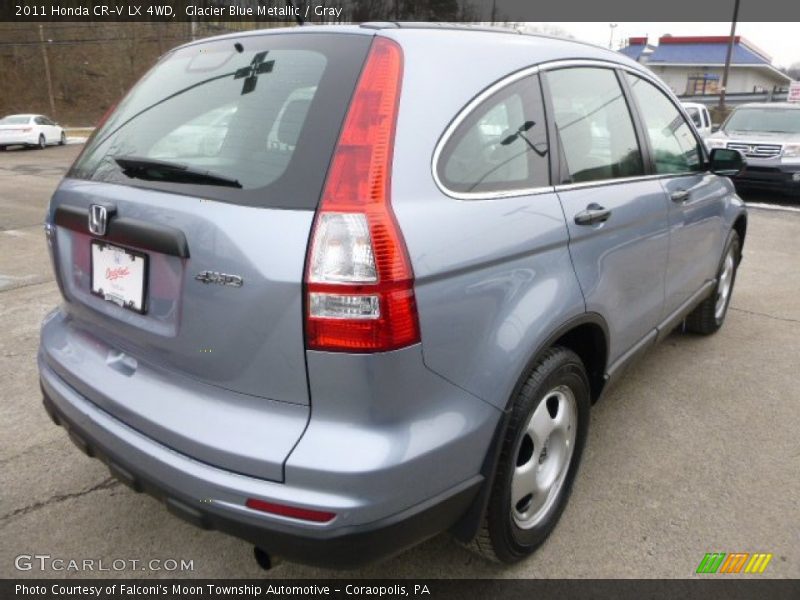 Glacier Blue Metallic / Gray 2011 Honda CR-V LX 4WD