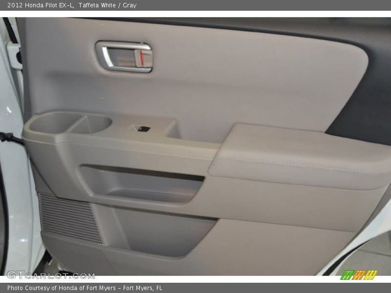 Taffeta White / Gray 2012 Honda Pilot EX-L