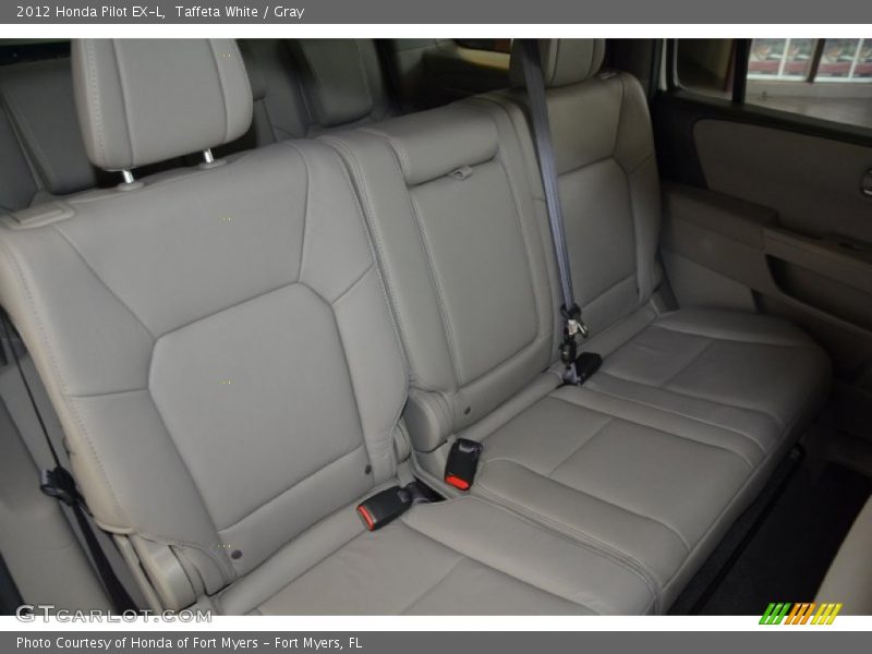 Taffeta White / Gray 2012 Honda Pilot EX-L