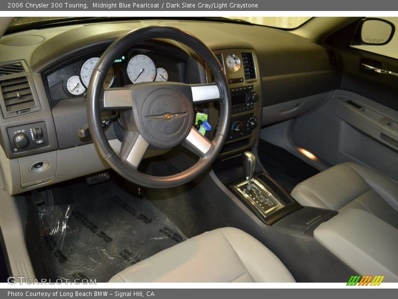 Midnight Blue Pearlcoat / Dark Slate Gray/Light Graystone 2006 Chrysler 300 Touring