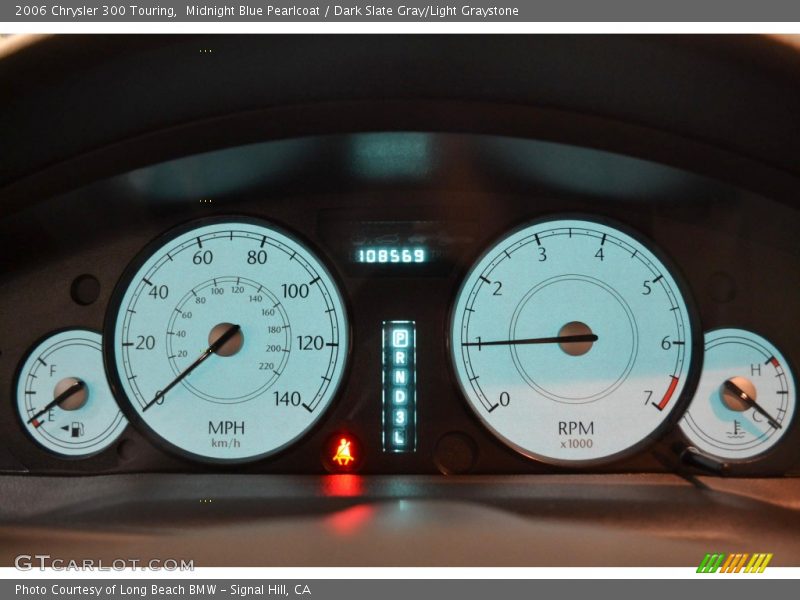 Midnight Blue Pearlcoat / Dark Slate Gray/Light Graystone 2006 Chrysler 300 Touring