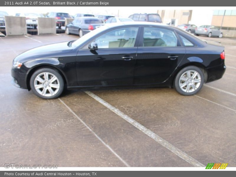 Brilliant Black / Cardamom Beige 2011 Audi A4 2.0T Sedan