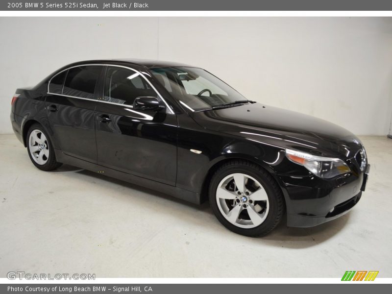Jet Black / Black 2005 BMW 5 Series 525i Sedan
