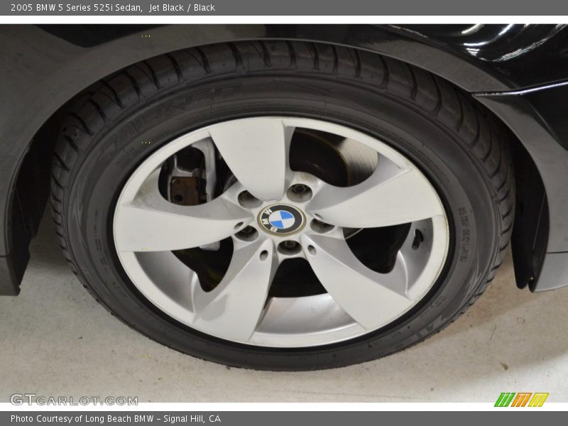 Jet Black / Black 2005 BMW 5 Series 525i Sedan