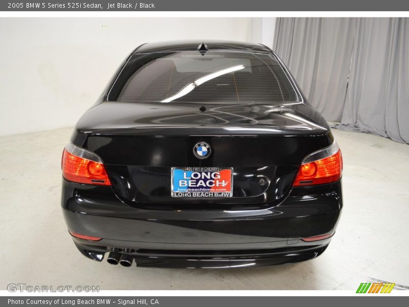 Jet Black / Black 2005 BMW 5 Series 525i Sedan