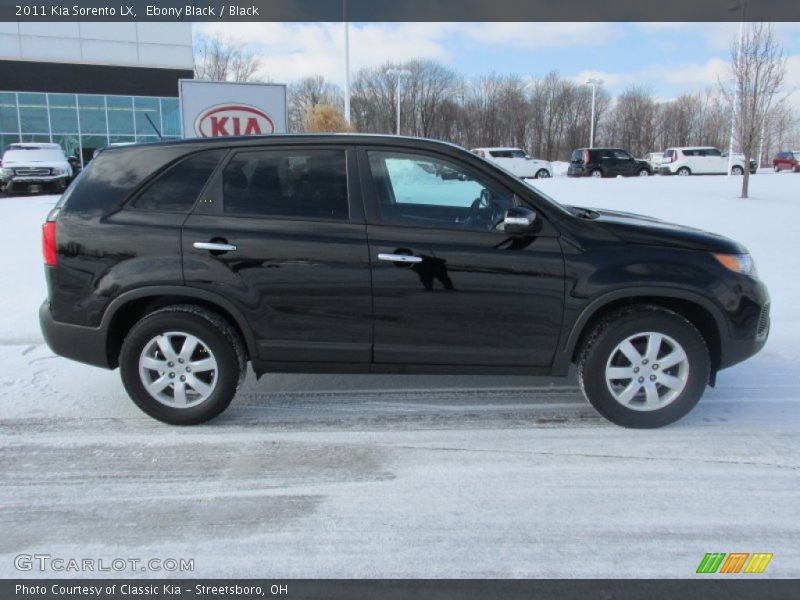 Ebony Black / Black 2011 Kia Sorento LX
