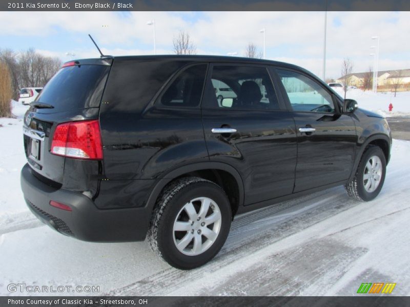 Ebony Black / Black 2011 Kia Sorento LX