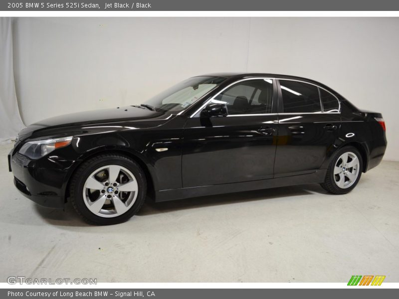 Jet Black / Black 2005 BMW 5 Series 525i Sedan