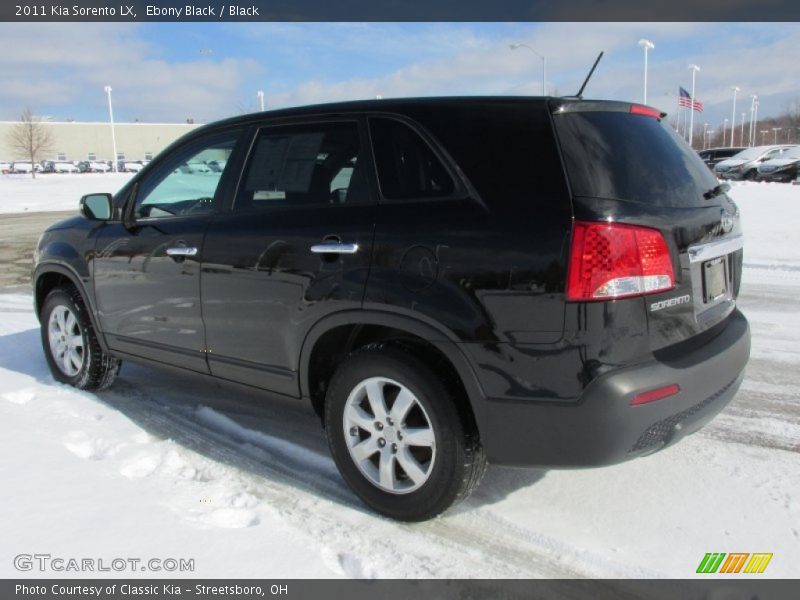 Ebony Black / Black 2011 Kia Sorento LX
