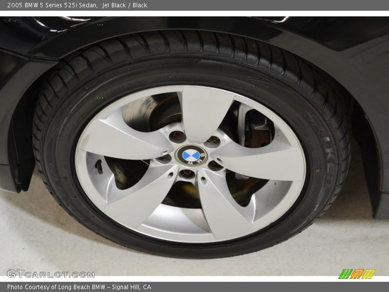 Jet Black / Black 2005 BMW 5 Series 525i Sedan