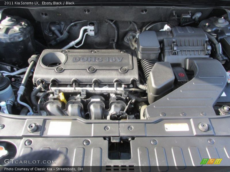 Ebony Black / Black 2011 Kia Sorento LX