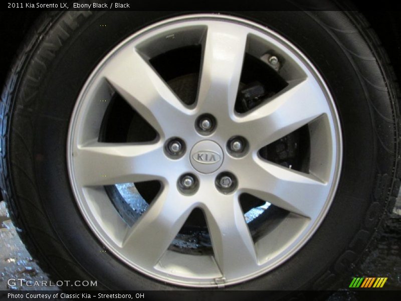 Ebony Black / Black 2011 Kia Sorento LX