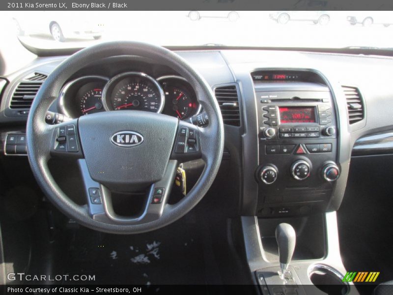 Ebony Black / Black 2011 Kia Sorento LX