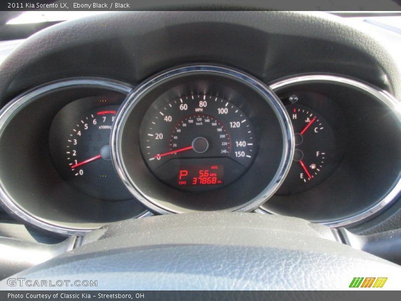 Ebony Black / Black 2011 Kia Sorento LX
