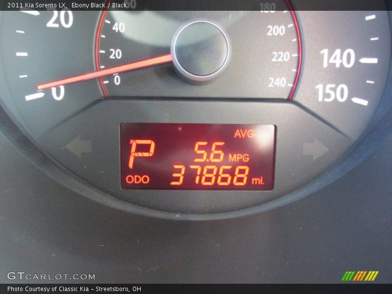 Ebony Black / Black 2011 Kia Sorento LX