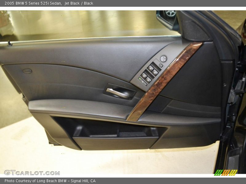 Jet Black / Black 2005 BMW 5 Series 525i Sedan