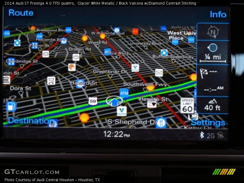 Navigation of 2014 S7 Prestige 4.0 TFSI quattro